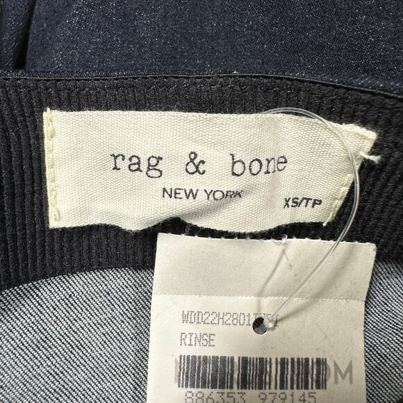 Rag & Bone NWT Nina High Rise Pull On Legging Jeans Rinse Blue Slim Fit Size XS - Picture 4 of 11